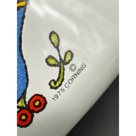 Vintage Corningware Pan Festival Pennsylvania Dutch Birds Sauce Skillet 1975 - Picture 8 of 10